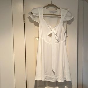 Lovers + Friends | white | Fit and Flare mini dress | size small